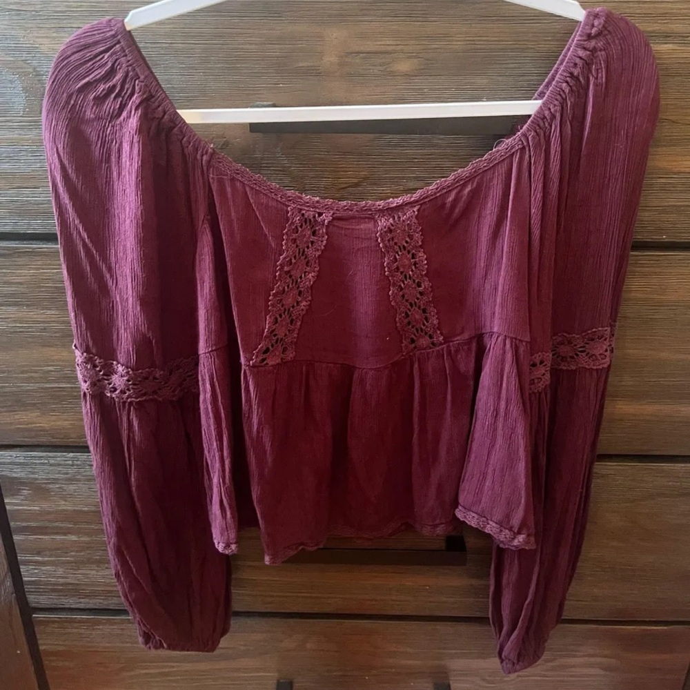 Altar’d State Maroon Top